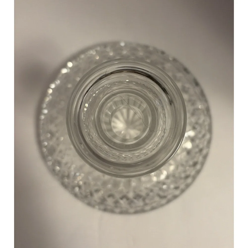 Waterford Crystal Lismore Captain's Ship's Decanter Sparkly marked w/stopper